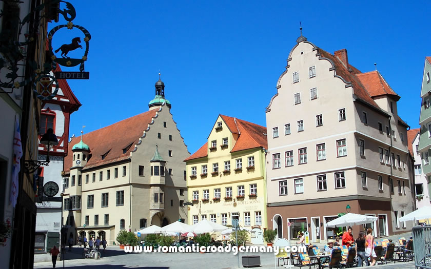 The historic centre of Nördlingen Germany